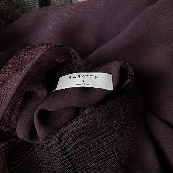 Aritzia (Babaton) Burgundy Lionel Blouse - Picture 3 of 3